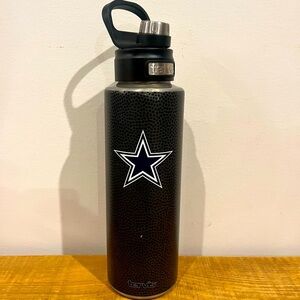 Tervis tumbler stainless steel leather black cowboys‎ football team XL